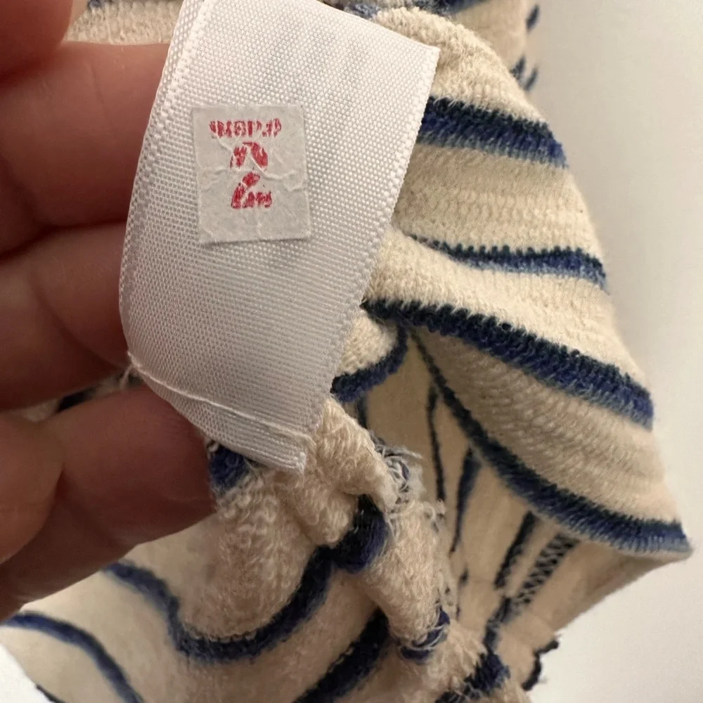 New Without Tags Playa Hoodie Navy & White Stripe by Marine Layer, Sz XL - Picture 11 of 11